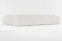 Destin Sea Lane Light Gray Fabric 8-piece Modular Sectional