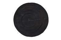 Kina Black 18" Stool