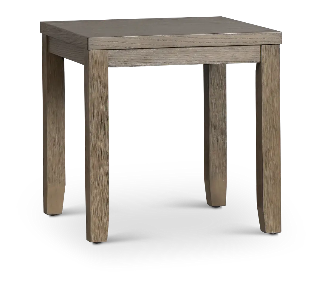 Alden Gray Square End Table Alden Gray Square End Table