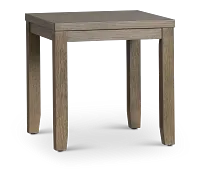 Alden Gray Square End Table