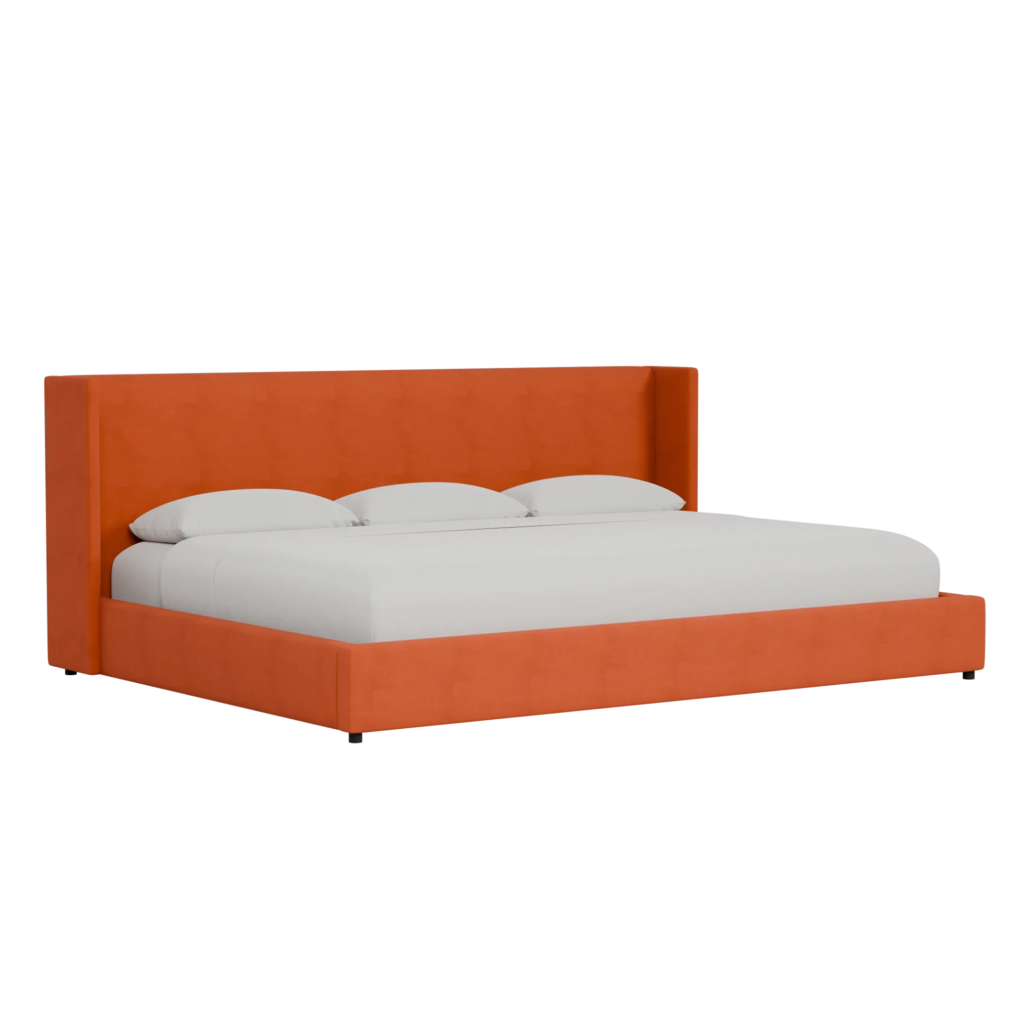 Captiva Joya Orange 48" Upholstered Shelter Bed