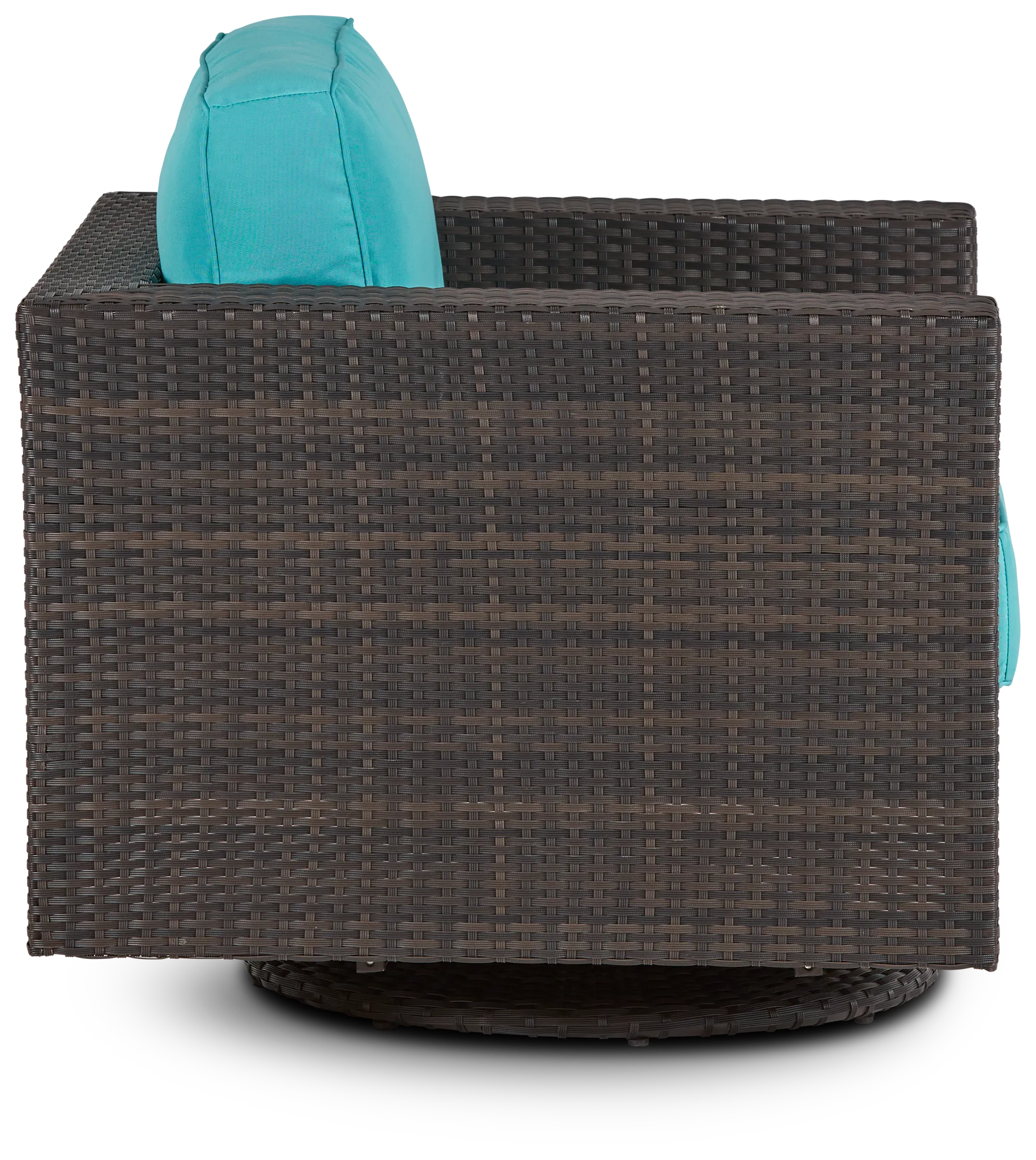 Fina Dark Teal Swivel Chair