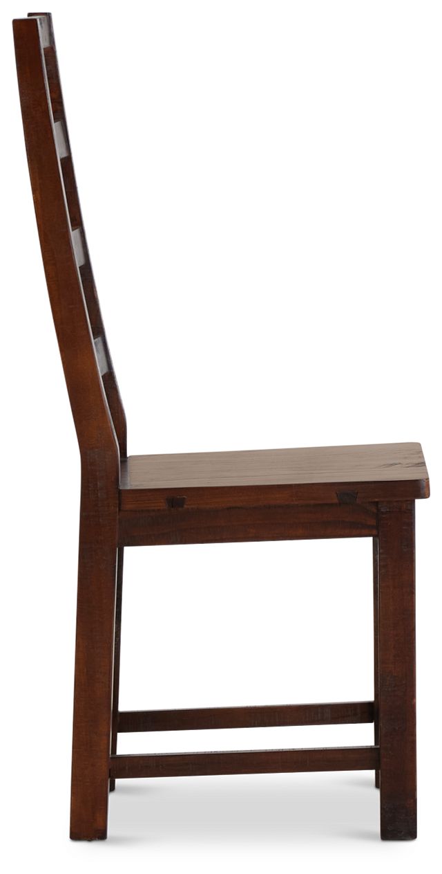 Seattle Dark Tone Wood Side Chair (3)