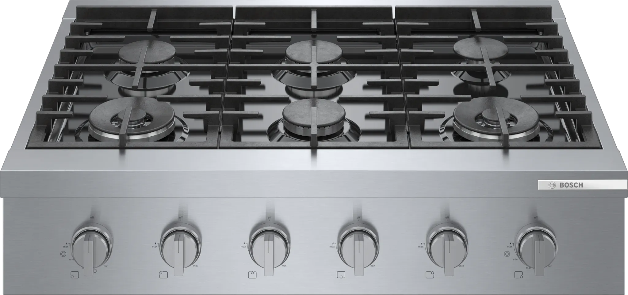 Bosch 800 Series Stainless Steel 36" Gas Cook Top