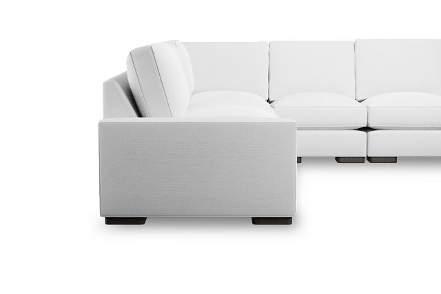 Edgewater Peyton White Large Two-arm Sectional