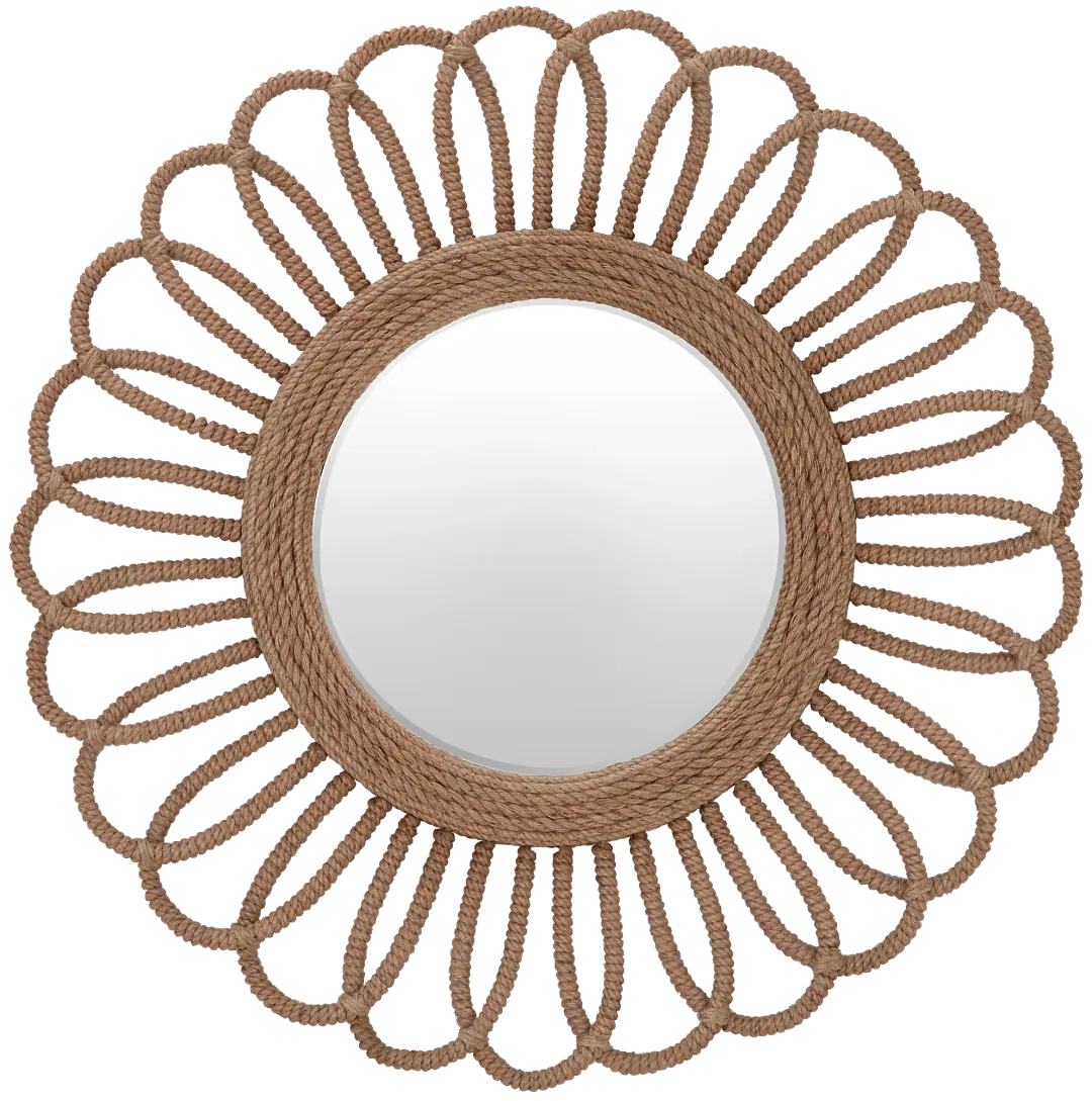 Naples Rope Jute Mirror Naples Rope Jute Mirror