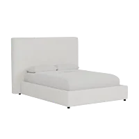 Grayton Natural Beauty Beige 54" Upholstered Platform Bed