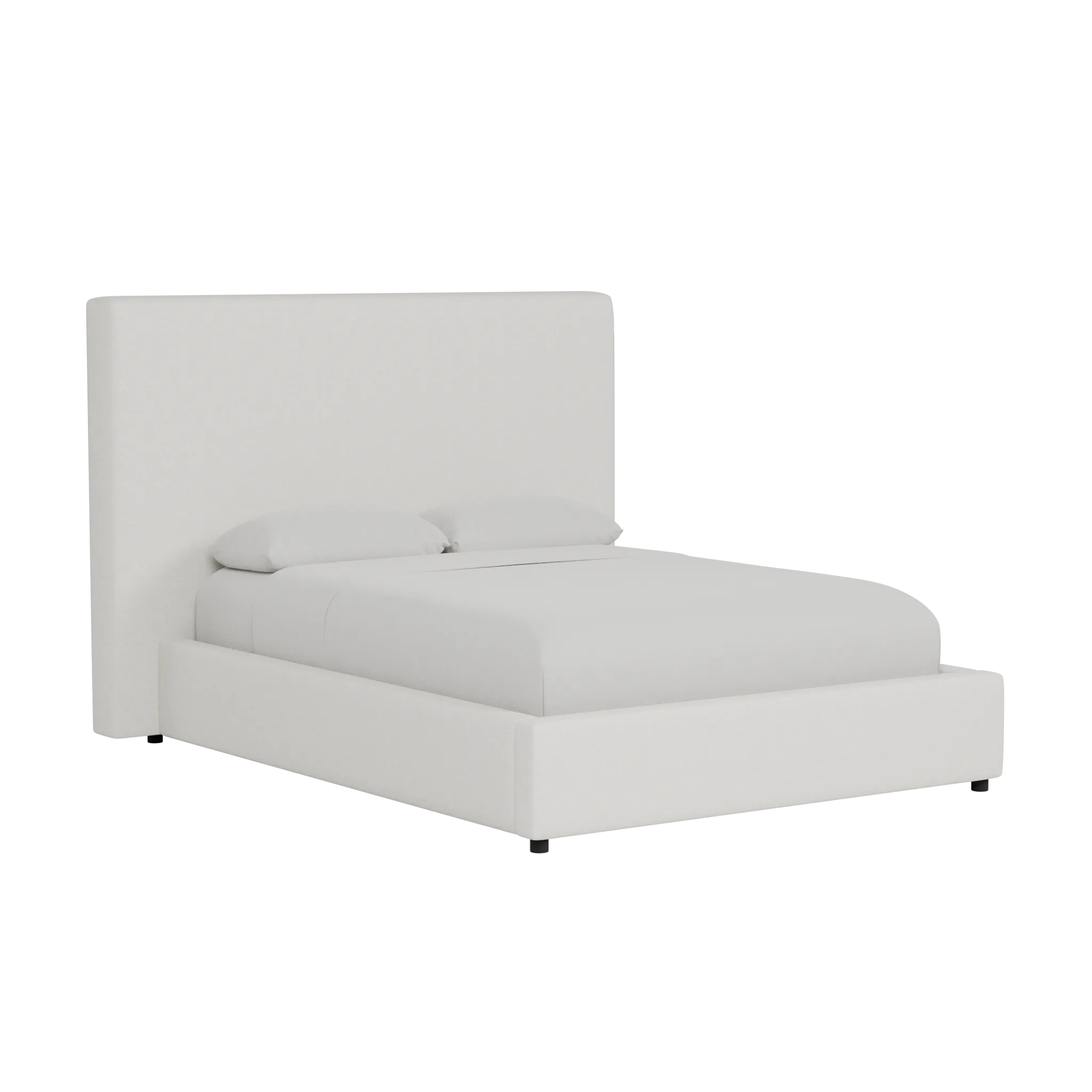 Grayton Natural Beauty Beige 54" Upholstered Platform Bed