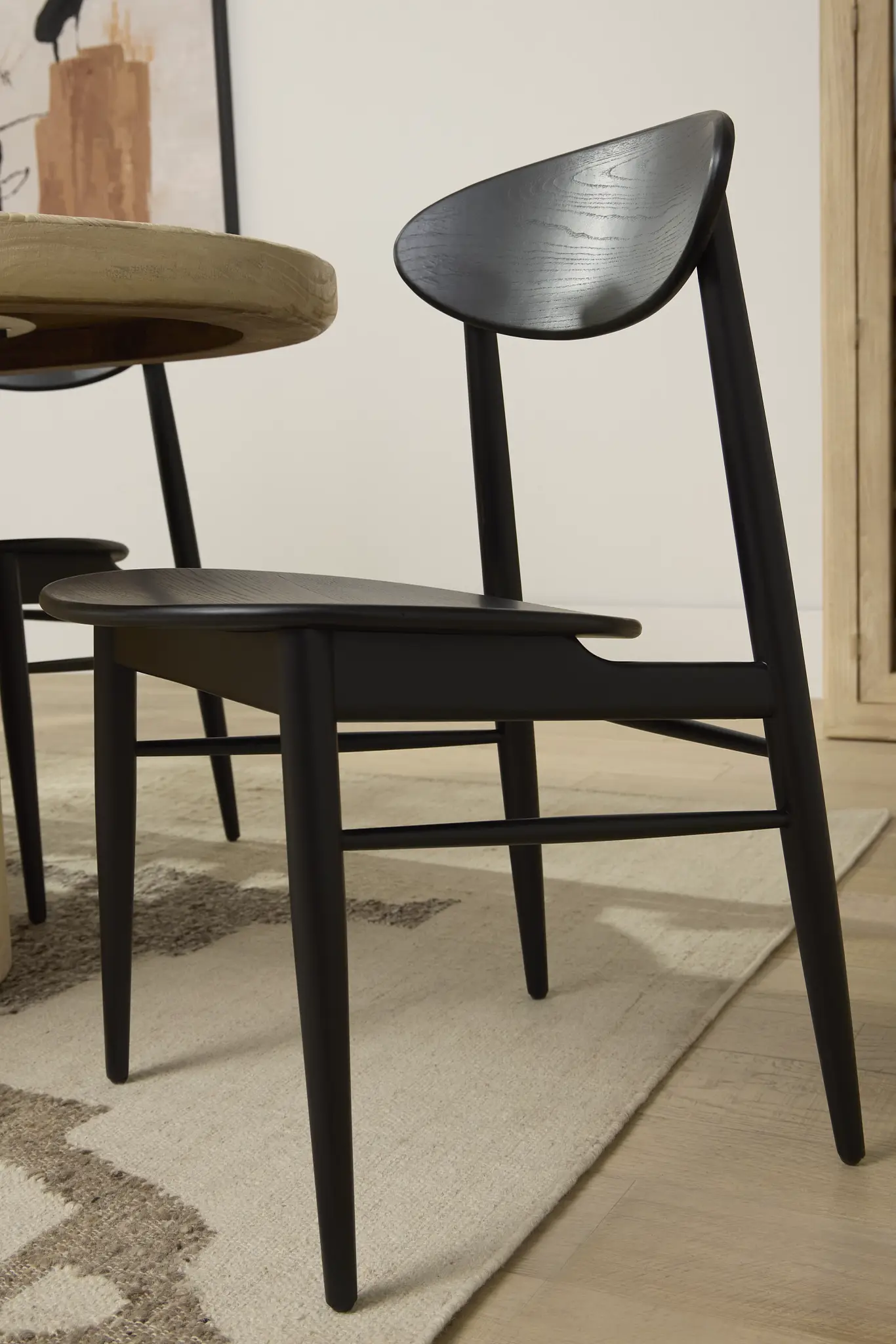 Brisbane Black Wood Side Chair Brisbane Black Wood Side Chair