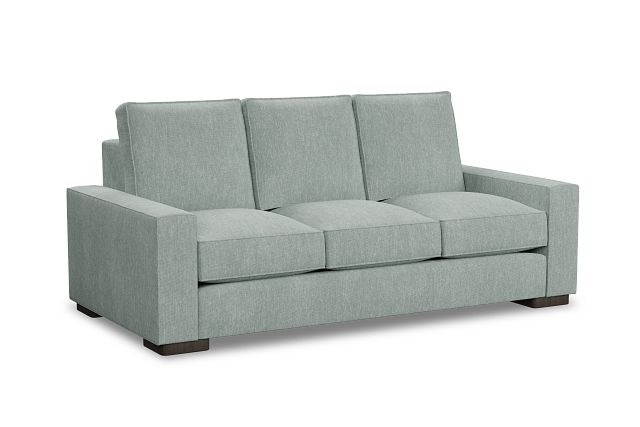 Edgewater Elevation Light Green 84" Sofa W/ 3 Cushions (0)