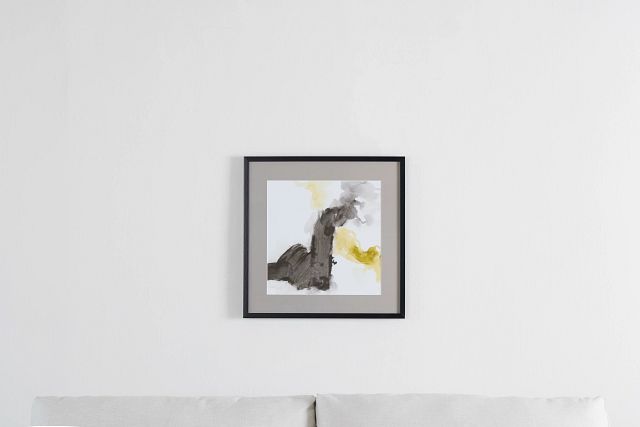 Tinge Yellow Framed Wall Art