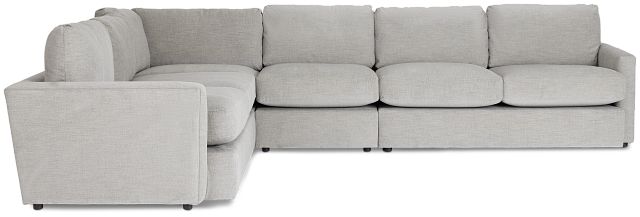 Noah Gray Fabric Medium Two-arm Sectional