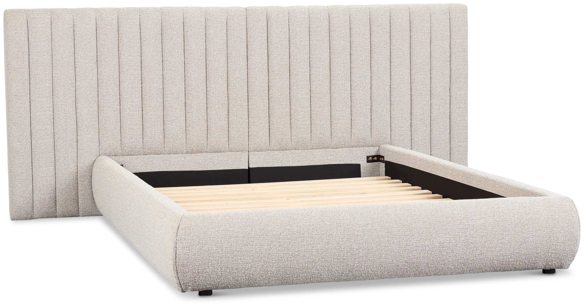 Nomad Gray Uph Spread Bed
