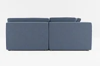 Destin Maguire Blue Fabric 8-piece Pit Sectional