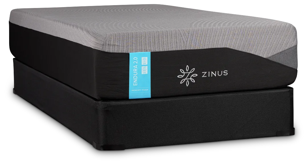 Zinus Endura 2.0 Cush Firm Mattress Set