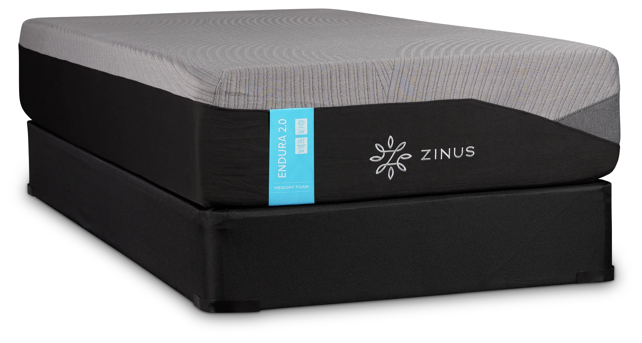 Zinus Endura 2.0 Cush Firm Mattress Set