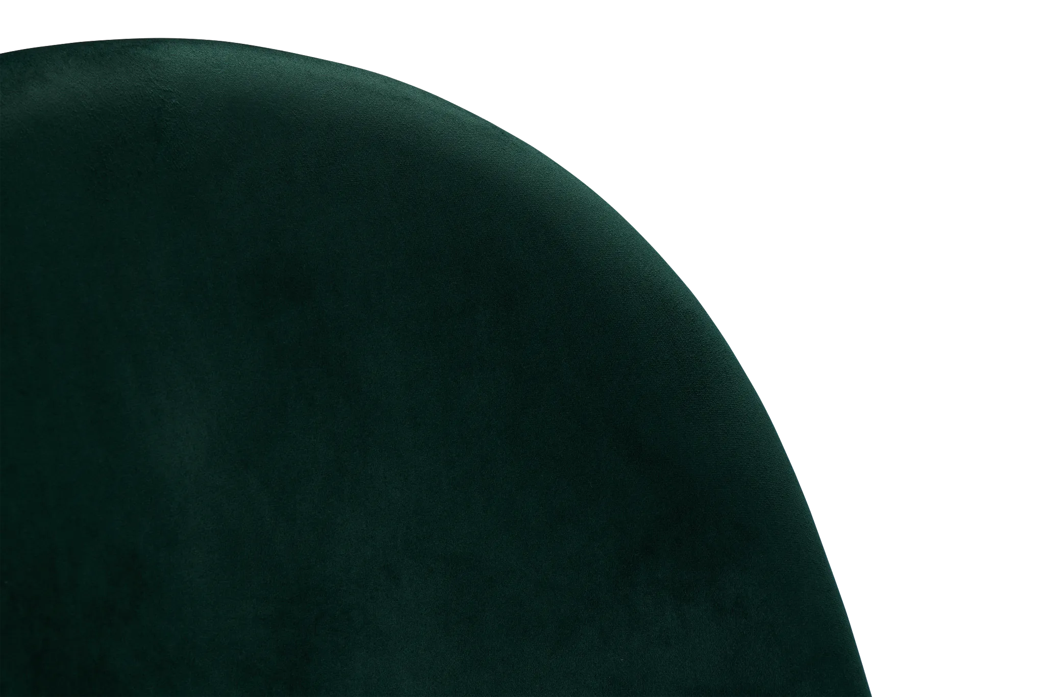 Capri Dark Green Velvet Upholstered 24" Barstools W/black Legs