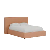 Grayton Sutton Orange 44" Upholstered Platform Bed