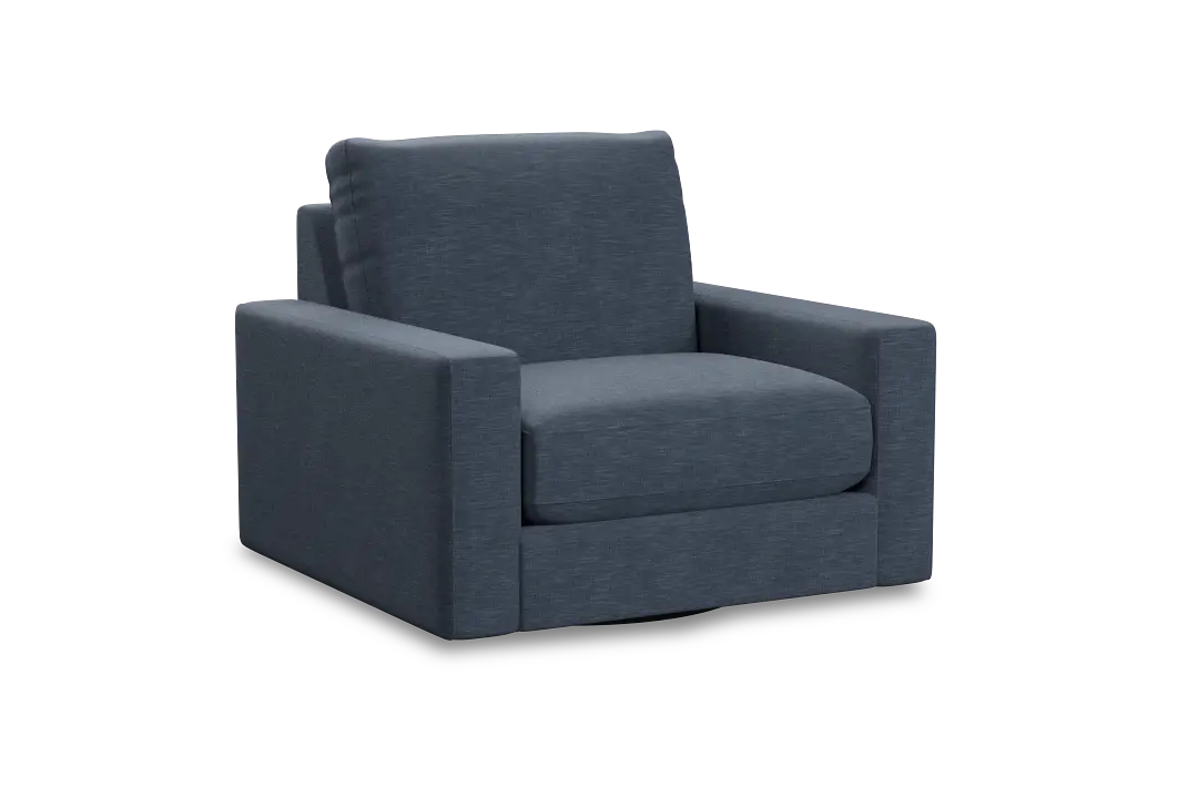 Edgewater Elevation Dark Blue Swivel Chair Edgewater Elevation Dark Blue Swivel Chair
