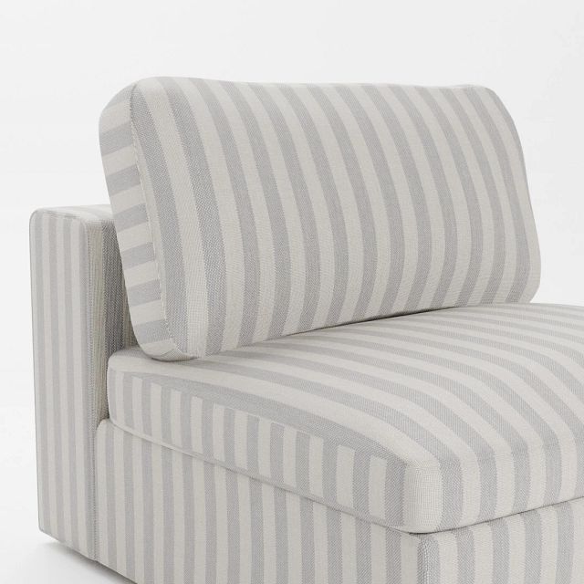 Destin Sea Lane Light Gray Fabric Swivel Chair
