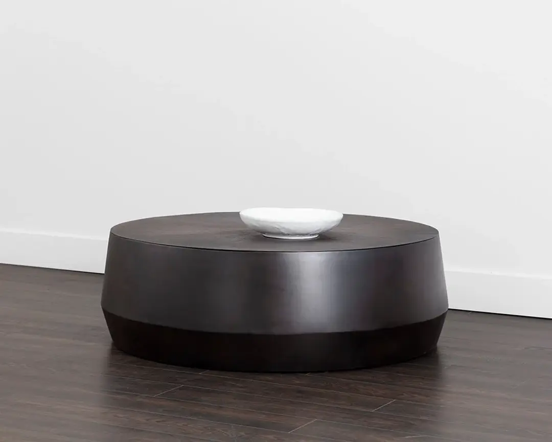 Mensa Dark Gray Large Round Coffee Table Mensa Dark Gray Large Round Coffee Table