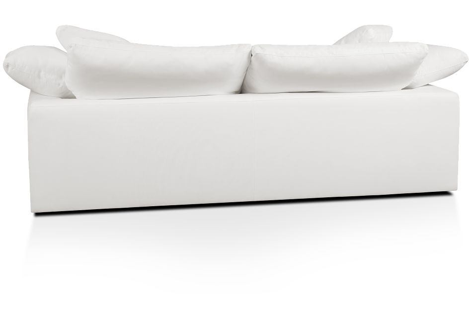 Nixon White Fabric Sofa | Living Room - Sofas | City Furniture