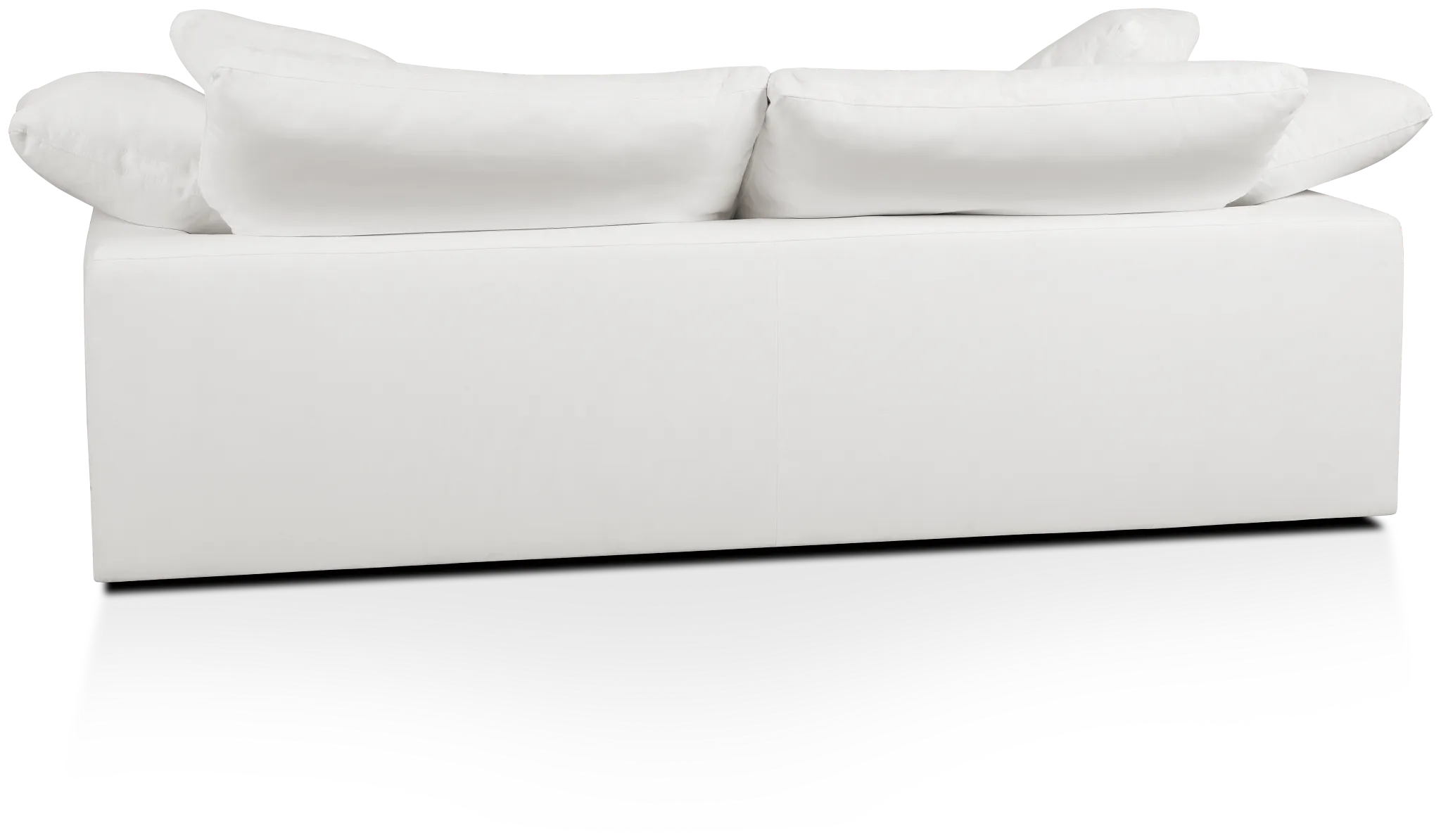 Nixon White Fabric Sofa