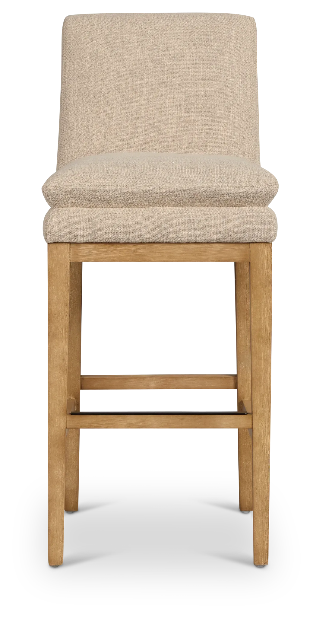 Willow Light Beige Fabric 30" Upholstered Barstool