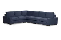 Edgewater Peyton Dark Blue Medium Two-arm Sectional