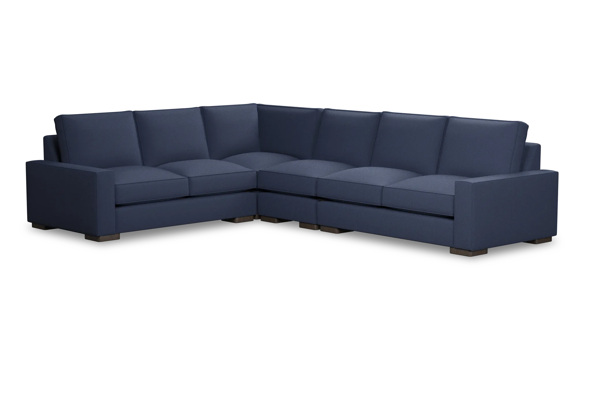Edgewater Peyton Dark Blue Medium Two-arm Sectional