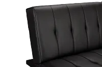 Clay Black Micro Sofa Futon