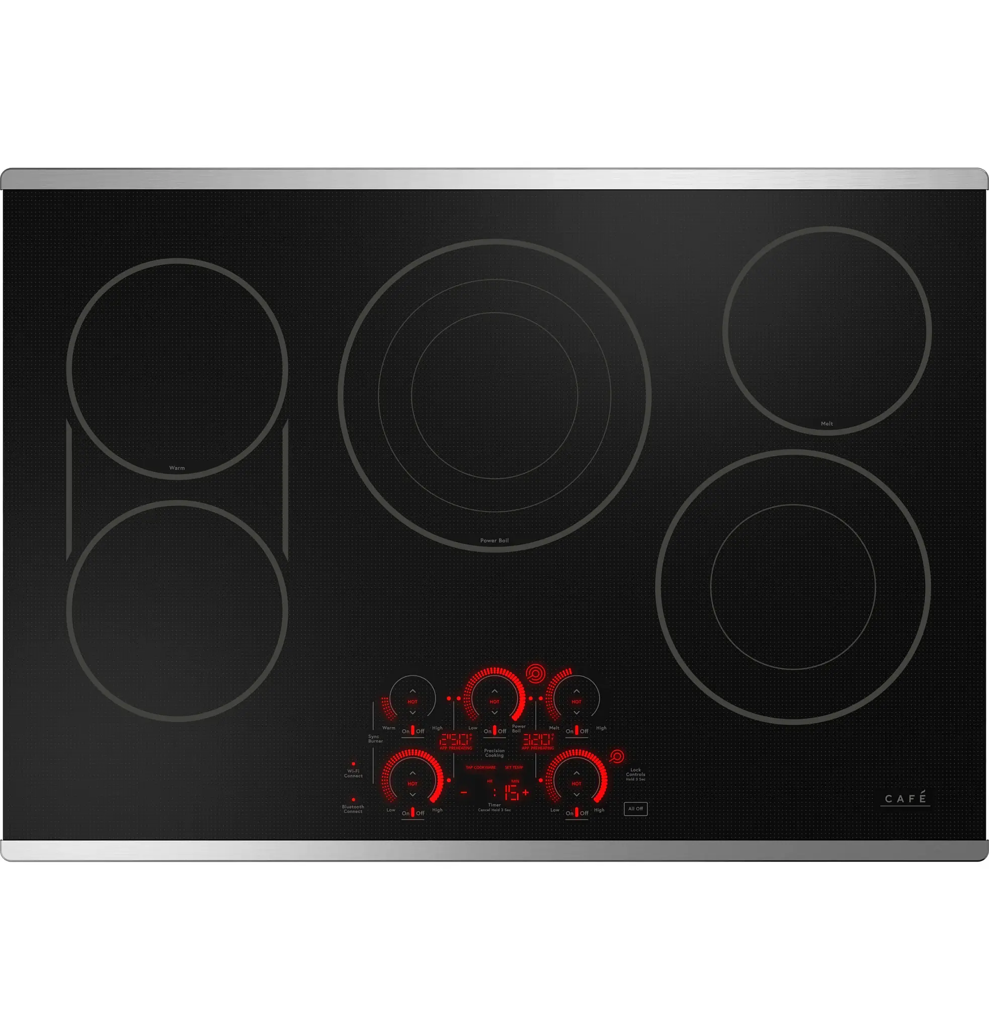 Cafe 90302 Series Stainless Steel 30" Electric Cook Top Cafe 90302 Series Stainless Steel 30" Electric Cook Top