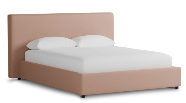Grayton Joya Light Pink 44" Upholstered Platform Bed