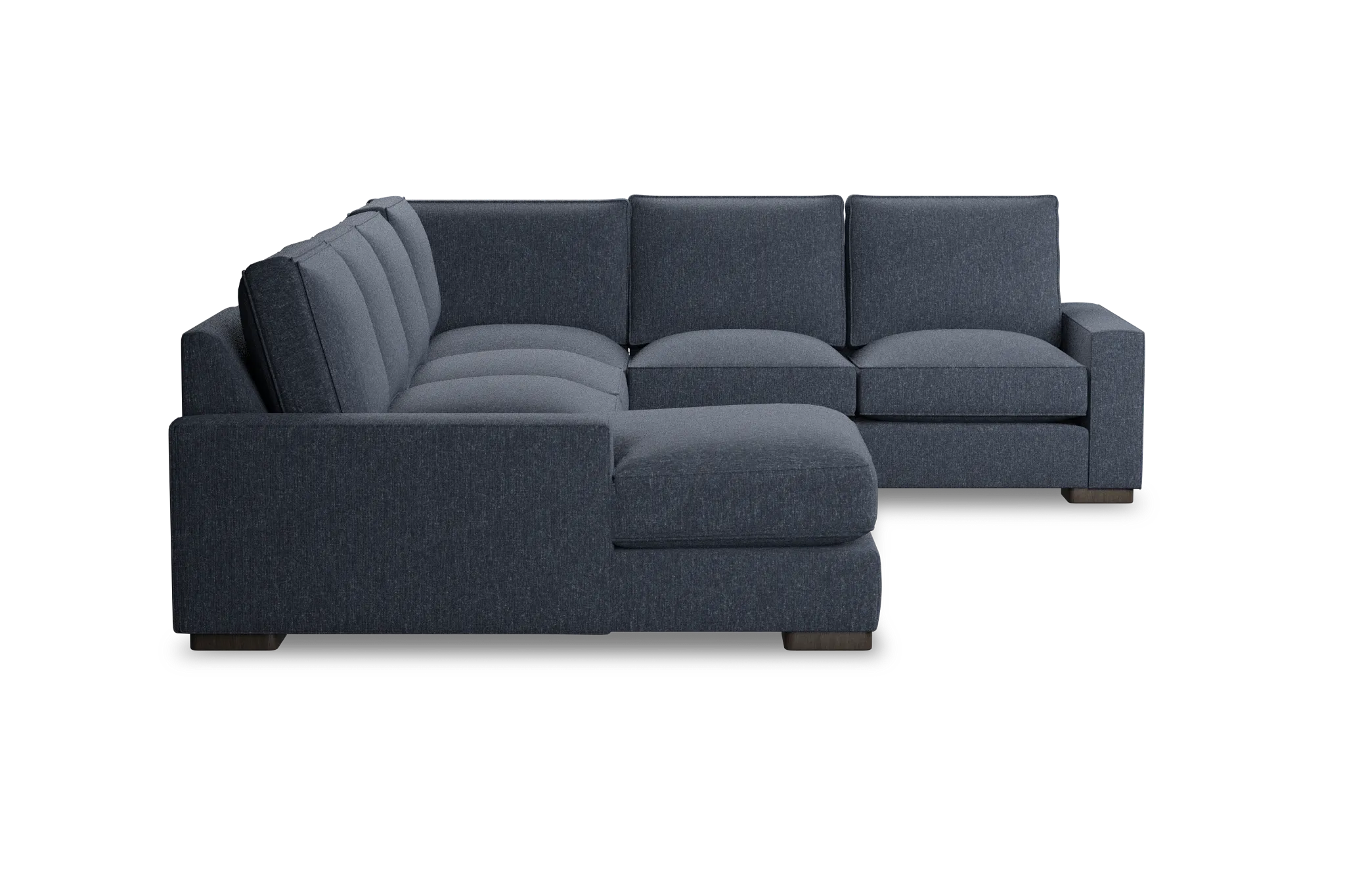 Edgewater Maguire Blue Medium Left Chaise Sectional