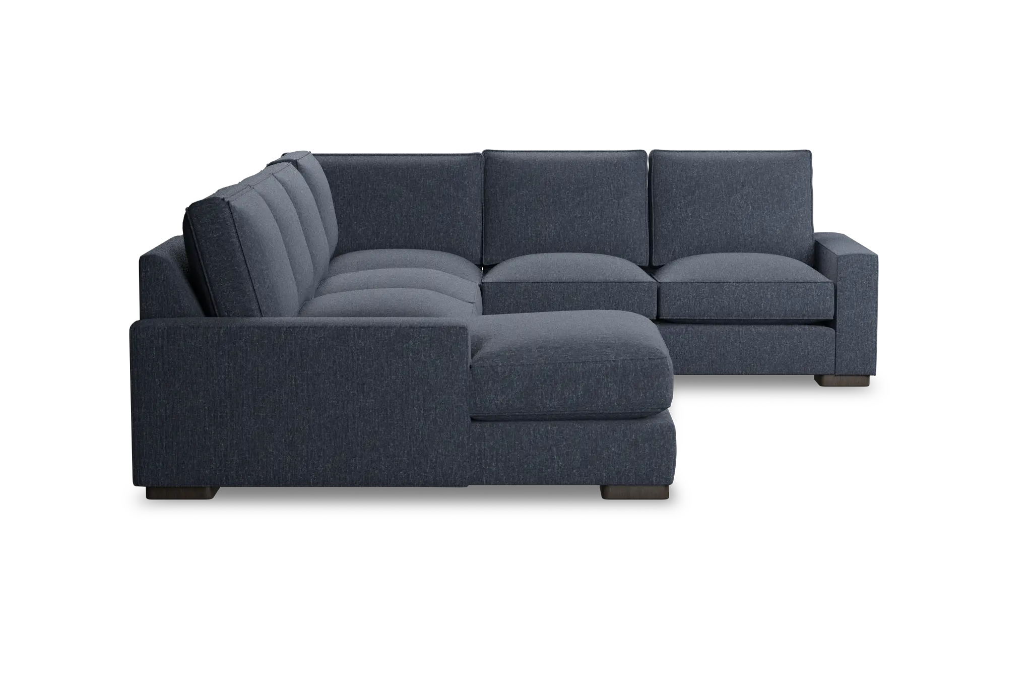Edgewater Maguire Blue Medium Left Chaise Sectional Edgewater Maguire Blue Medium Left Chaise Sectional