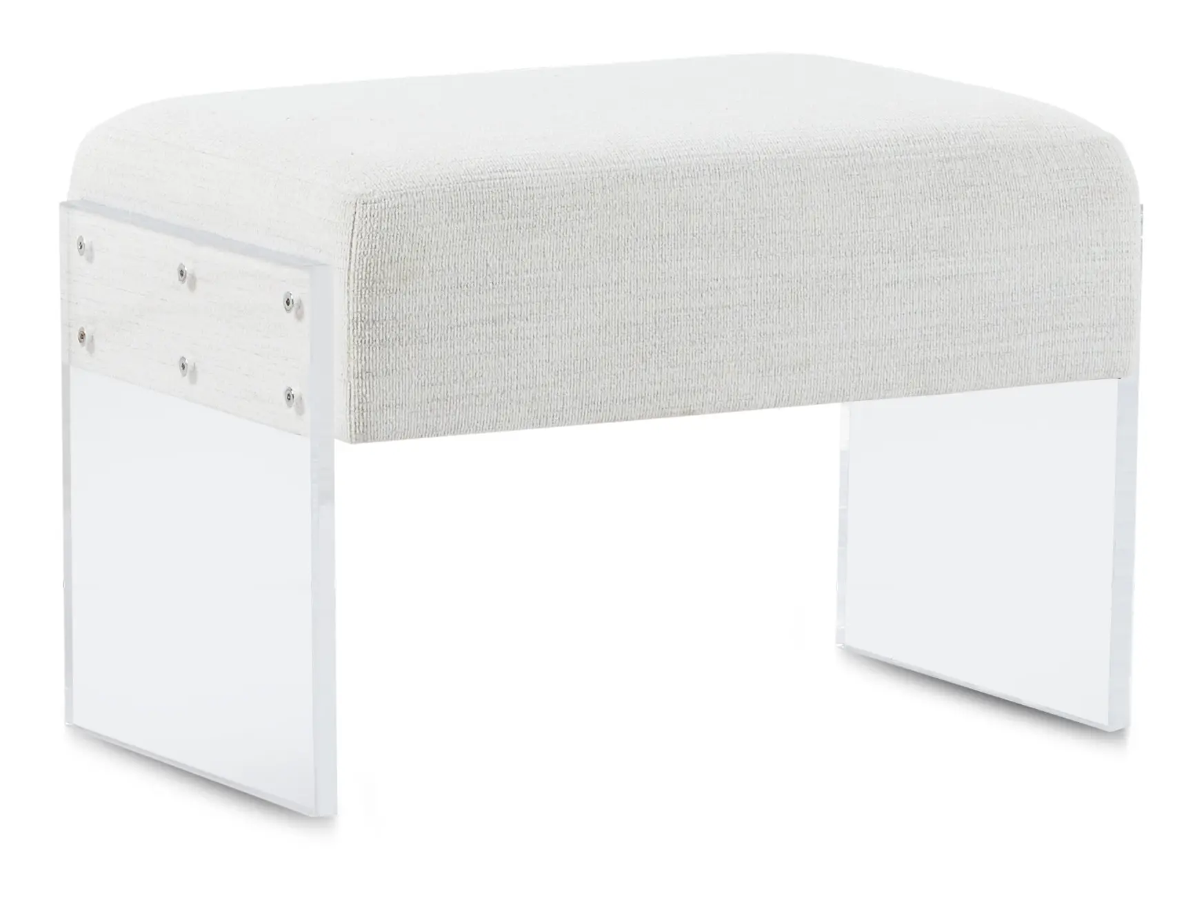Ocean Drive White Acrylic Bench Ocean Drive White Acrylic Bench