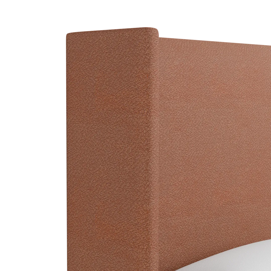 Captiva Sutton Orange 60" Upholstered Shelter Bed