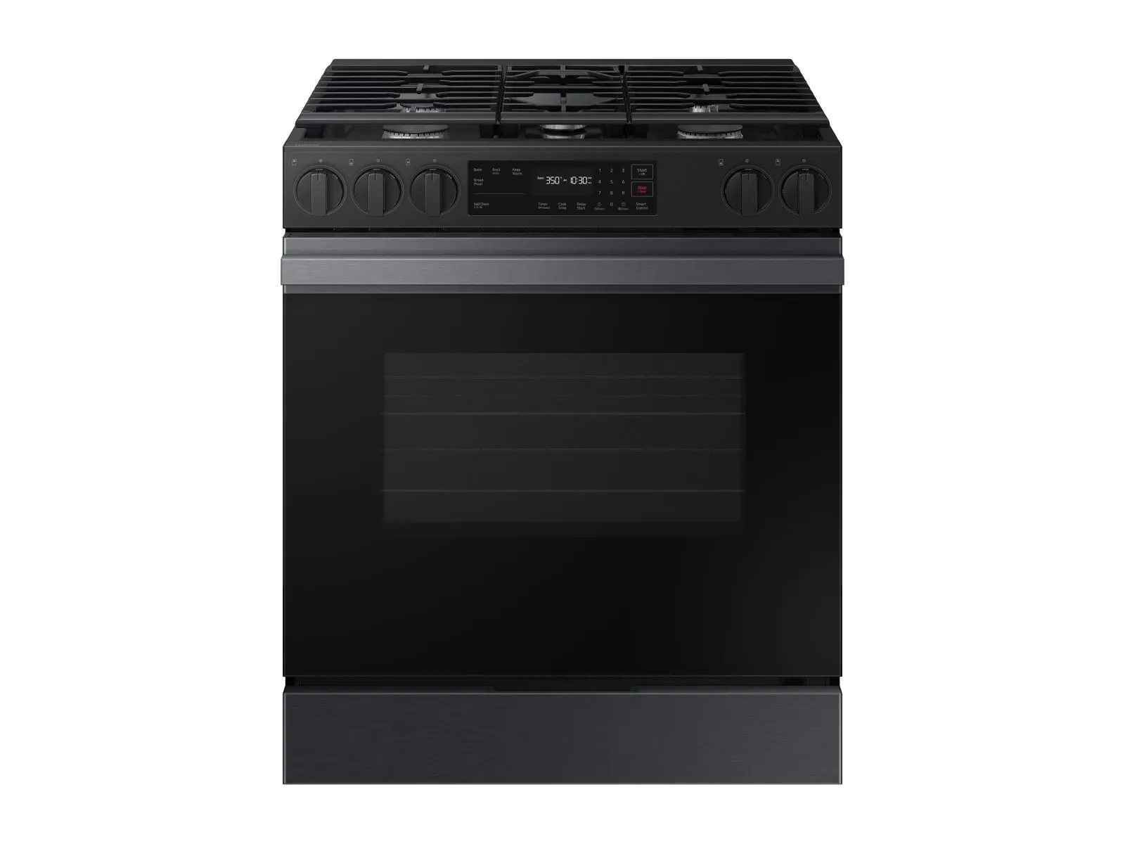 Samsung Bespoke Series Black Gas Range