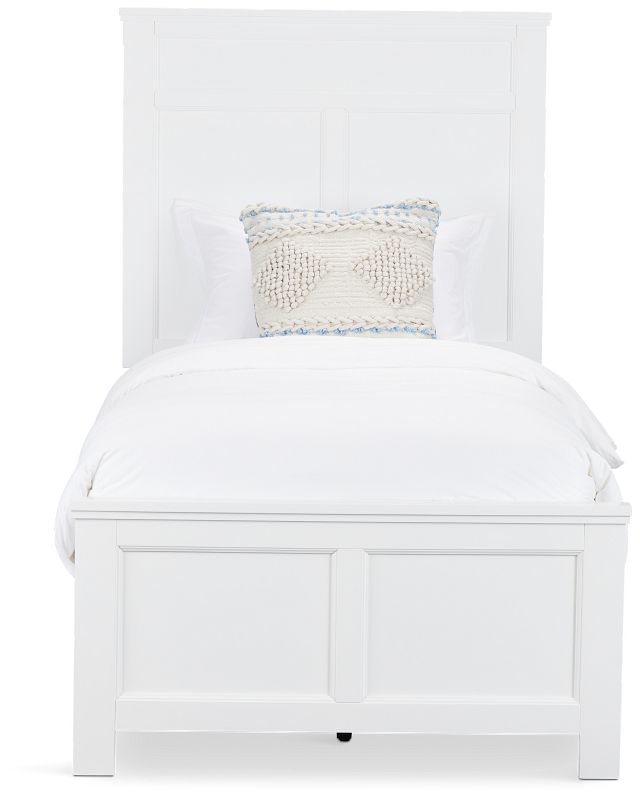 Seabrook White Panel Bed