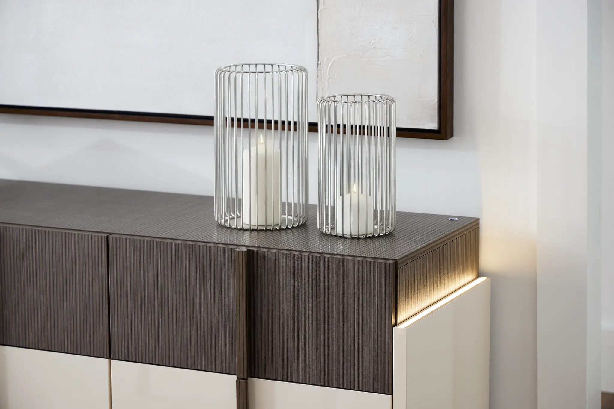 Samuel Silver Large Candle Holder Samuel Silver Large Candle Holder