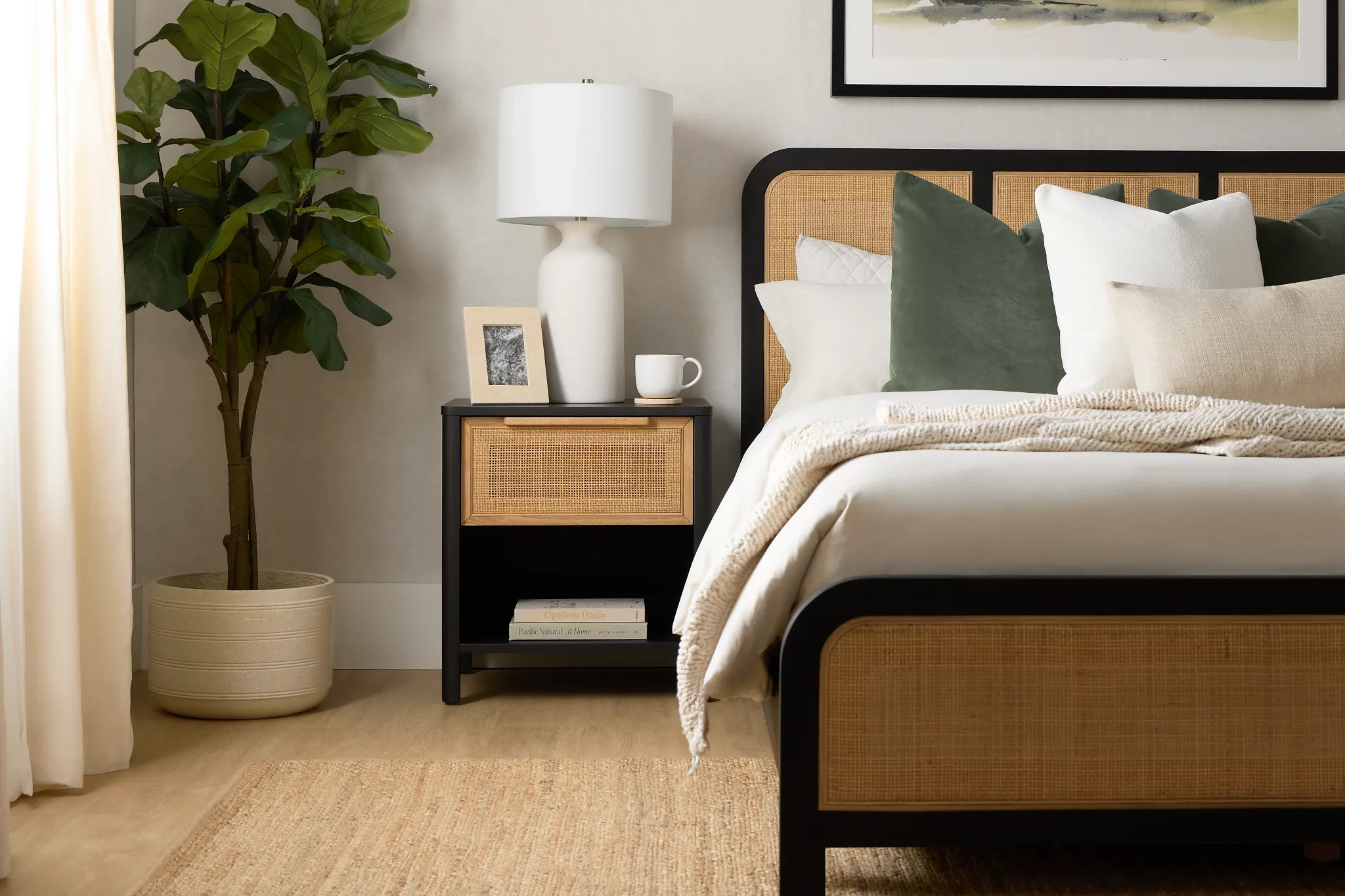 Pacific Two-tone 1-drawer Nightstand