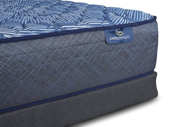 Serta Perfect Sleeper Cobalt Calm Extra Firm Low-profile Mattress Set