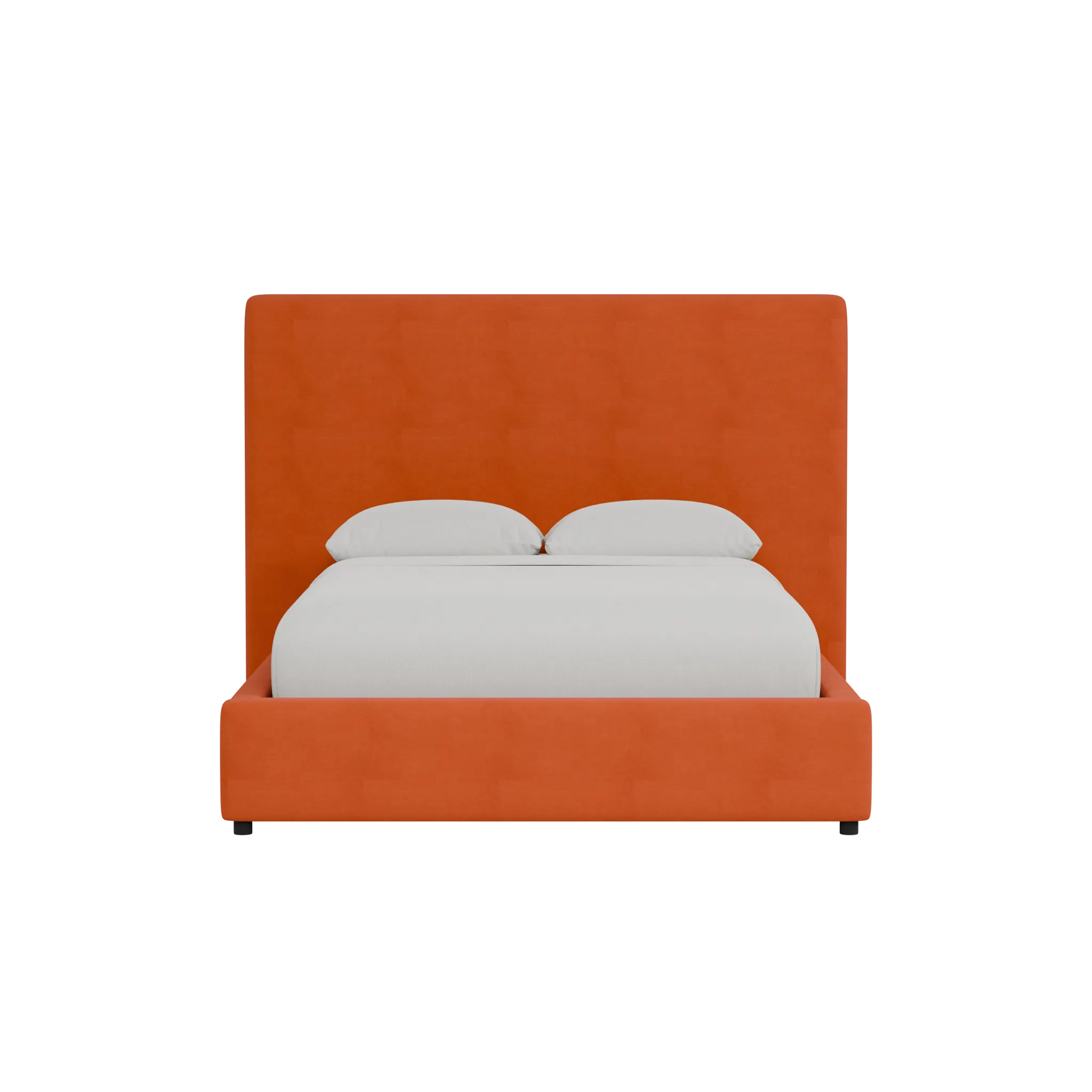 Grayton Joya Orange 54" Upholstered Platform Bed