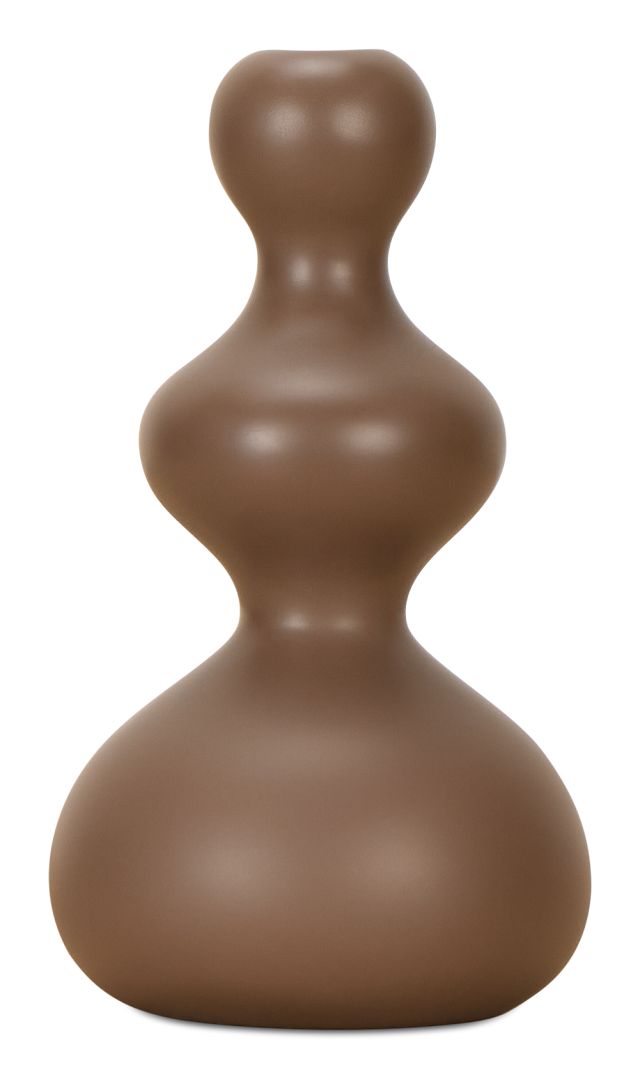 Malid Brown Candle Holder