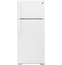 Ge 18 Series White Top Freezer Refrigerator