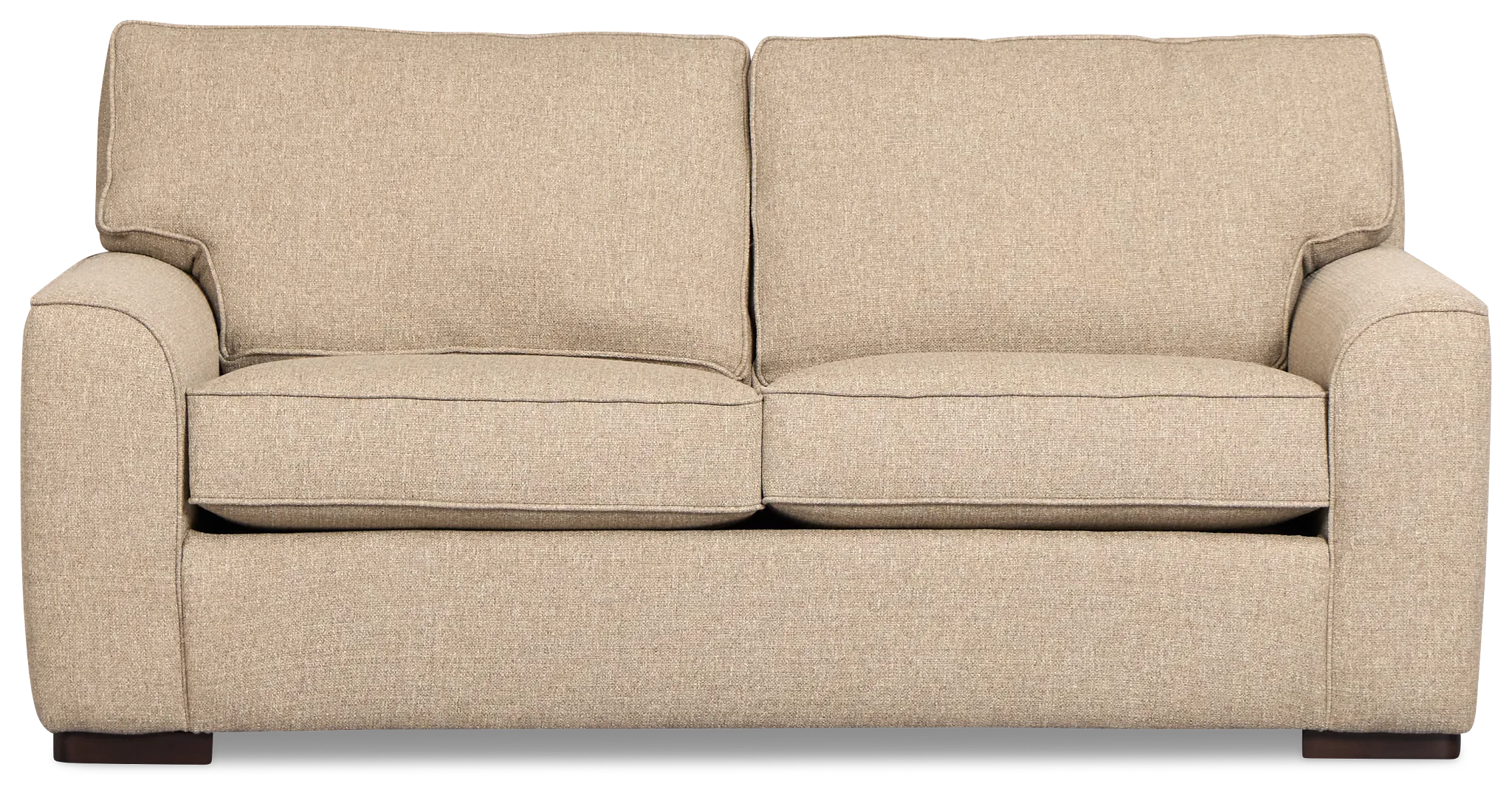 Sinclair Brown Fabric Innerspring Sleeper