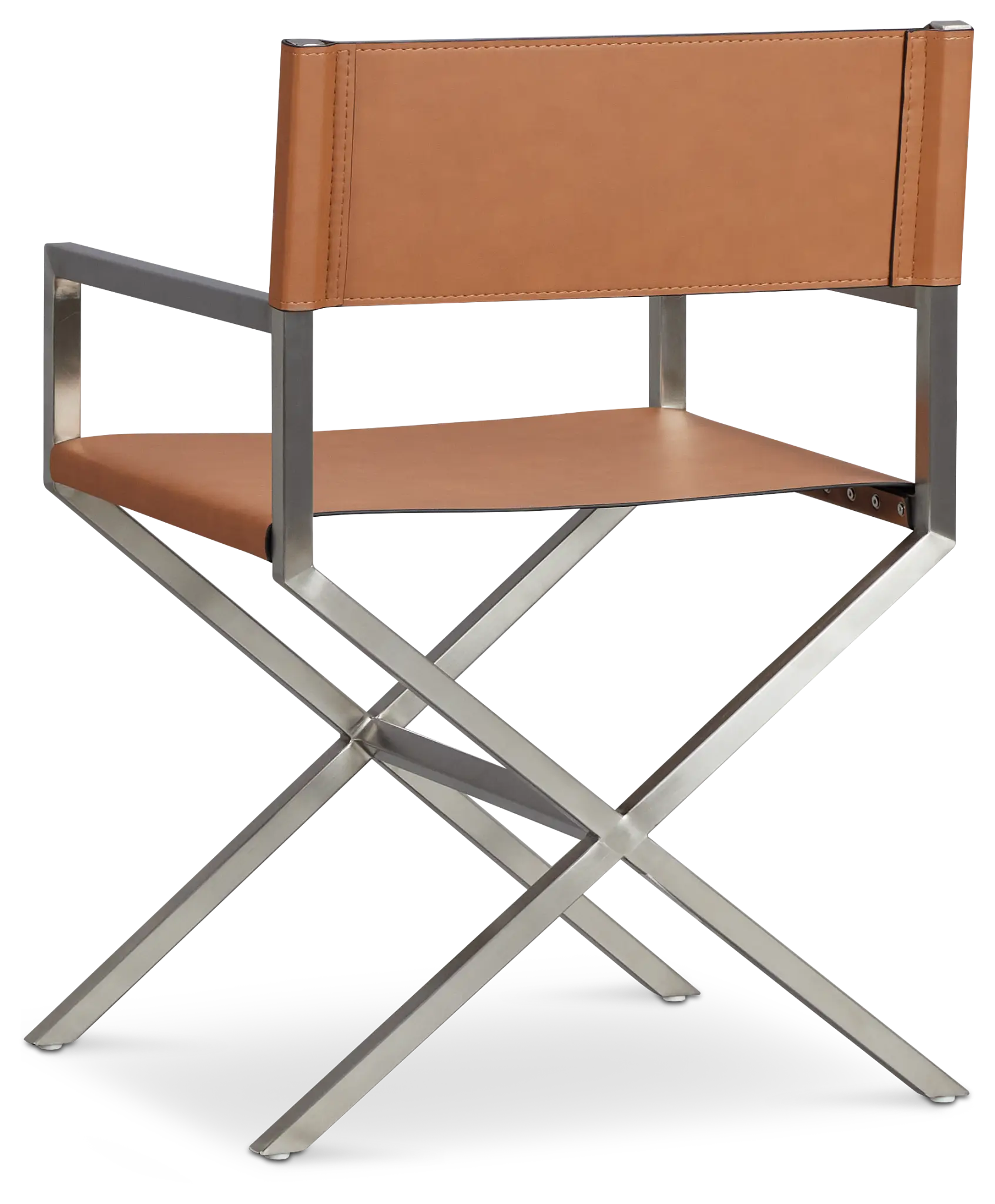 Haven Brown Chrome Upholstered Arm Chair Haven Brown Chrome Upholstered Arm Chair