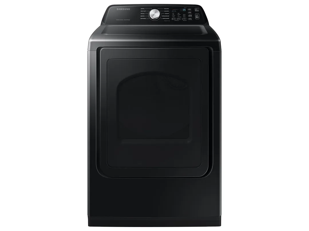 Samsung 3500 Series Black Front Load Gas Dryer