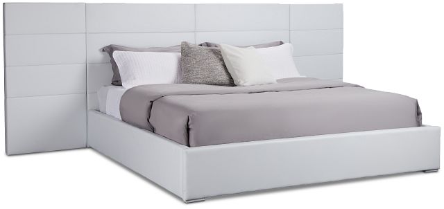 Doral White Uph Spread Bed