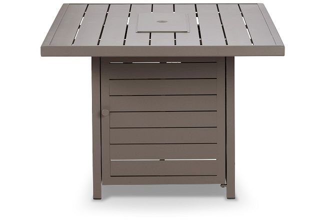 Raleigh Taupe Rect Fire Pit
